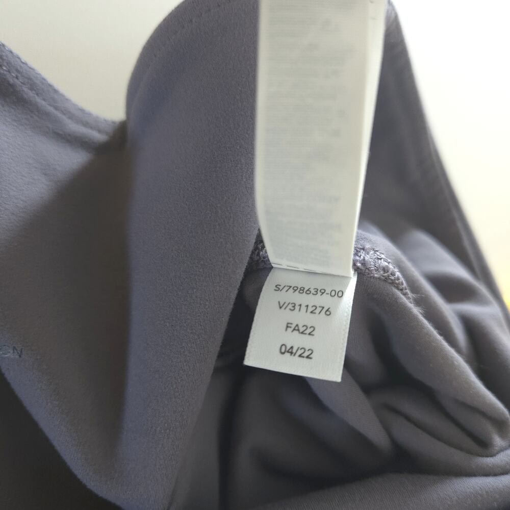 Athleta Elation Laser Cut Tight Leggings XL Dusty Purple Cropped - Picture 12 of 12